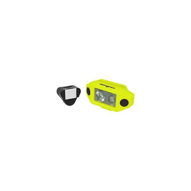 Alt view image 3 of 6 - Nightstick XPP-5460 X-Series Intrinsically Safe Low-Profile Dual-Light LED Headlamp with Hard Hat Clip, 200 Lumens, Dustproof/Waterproof, AAA Battery Power, Green