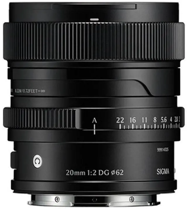 Alt view image 2 of 3 - Sigma 20mm f/2 DG Contemporary Lens for Sony E, Black