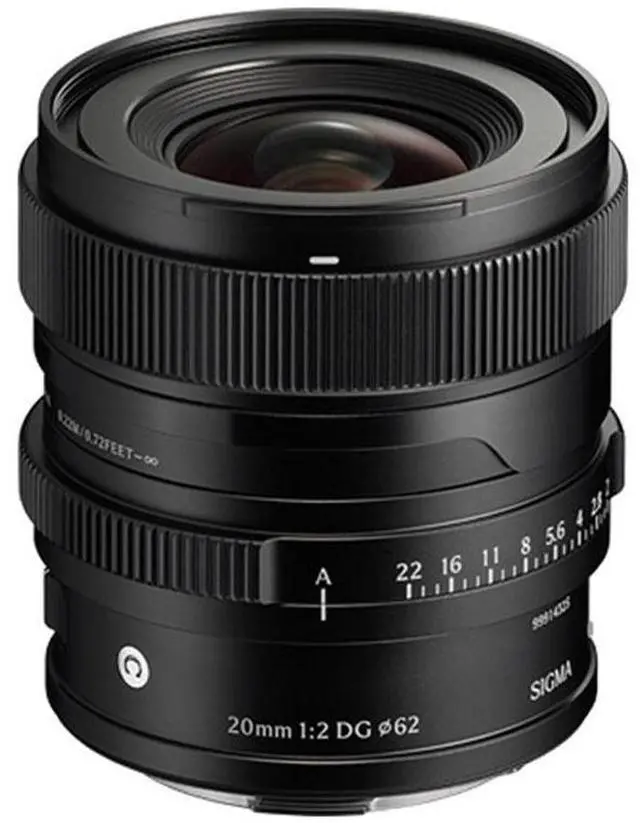 Alt view image 3 of 3 - Sigma 20mm f/2 DG Contemporary Lens for Sony E, Black