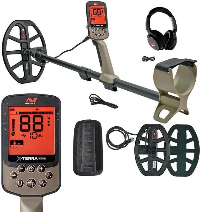 Alt view image 8 of 14 - Minelab X-TERRA ELITE EXPEDITION PACK (Detector + Additional Coil + Wireless Headphones)