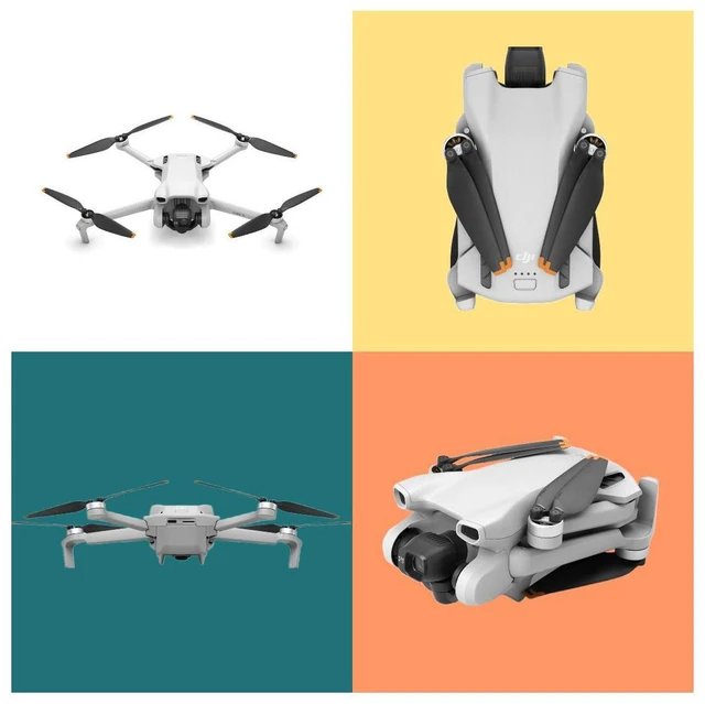 Alt view image 3 of 7 - DJI Mini 3 Drone with RC Remote Controller Bundle with 32GB microSD Card, Shoulder Bag, Landing Pad
