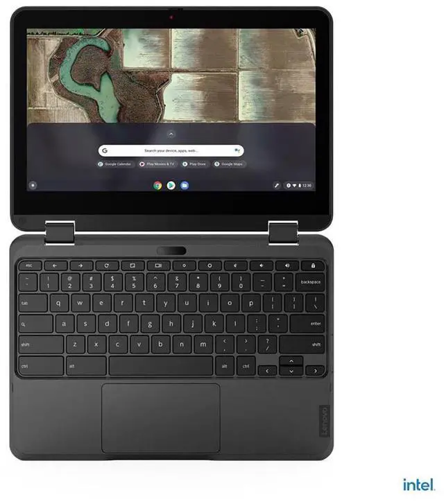 Alt view image 13 of 17 - Lenovo 500e Chromebook Gen 3 11.6" Touch Screen Intel Celeron N4500 4GB Memory 32 GB SSD Chrome OS 82JB0015US