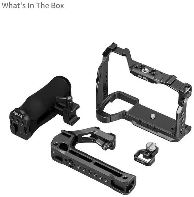 Alt view image 4 of 4 - SmallRig Advanced Edition Full Camera Cage Kit for Sony Alpha 7 V/7R V/7 IV, Black