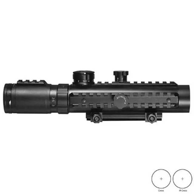 Alt view image 4 of 9 - Barska 1-3X30 IR Multi Rail Electro Sight Scope AC11396