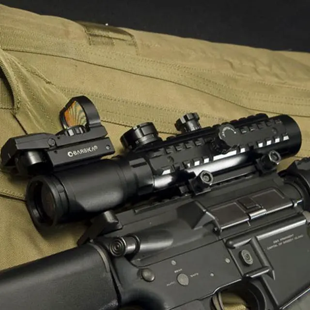 Alt view image 7 of 9 - Barska 1-3X30 IR Multi Rail Electro Sight Scope AC11396