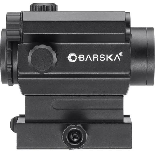 Alt view image 4 of 5 - Barska 1x20 AR-X Series HQ Red Dot Sight, Illuminated 1 MOA Red Dot Reticle, Matte Black