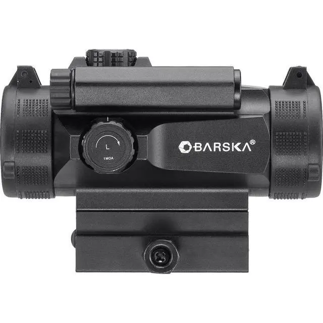 Alt view image 5 of 6 - Barska 1x30 AR-X Series HQ Red Dot Sight, Illuminated 1 MOA Red Dot Reticle, Matte Black