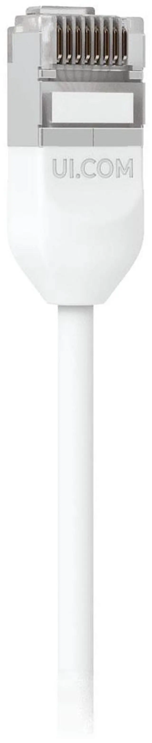 Alt view image 3 of 7 - Ubiquiti Networks 3.3' UniFi Shielded Cat6A Premium Outdoor Patch Cable, White