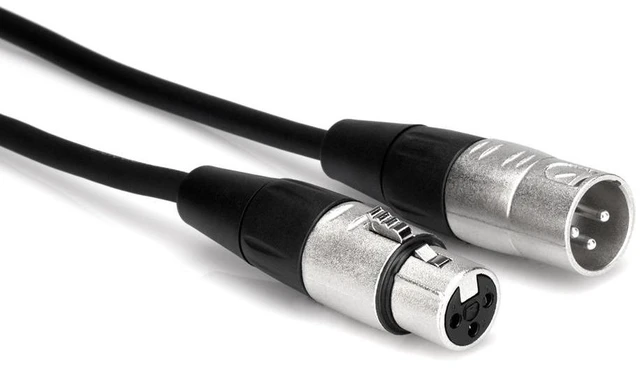Alt view image 2 of 3 - Hosa 30' Pro Balanced 3-Pin XLR Female to 3-Pin XLR Male Audio Cable #HXX-030