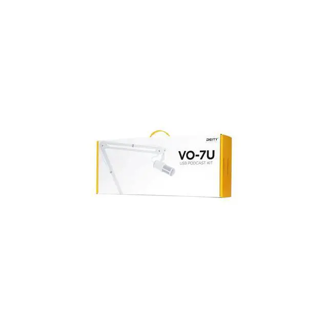 Alt view image 7 of 7 - Deity Microphones VO-7U Dynamic Supercardioid USB Streamer Microphone with Boom Arm, White