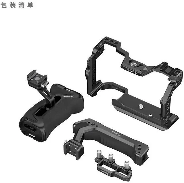 Alt view image 3 of 7 - SmallRig HawkLock Quick Release Advanced Edition Full Camera Cage Kit for Canon EOS R6 Mark III/R6 Mark II, Black