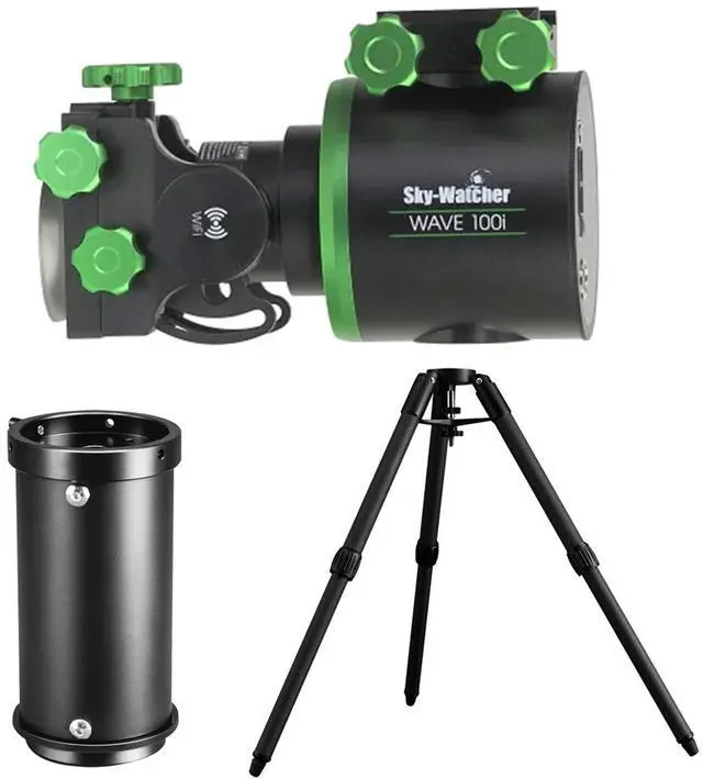 Main image of Sky-Watcher Wave 100i GoTo Strainwave Mount Head with Carbon Fiber Tripod & Extension Tube