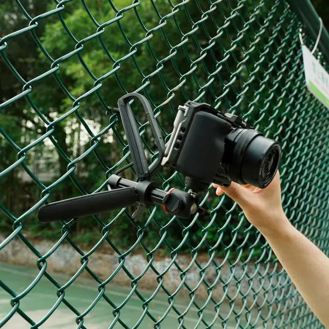 Alt view image 3 of 6 - SmallRig 5285B VT-15 Mantis 4-Section Aluminum Tripod with Ball Head, Carabiner Shape, Black