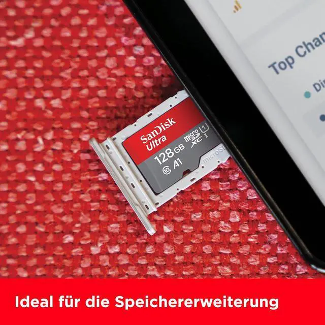 Alt view image 5 of 6 - SanDisk SANDISK Ultra microSD UHS-I Card 128GB Bundle