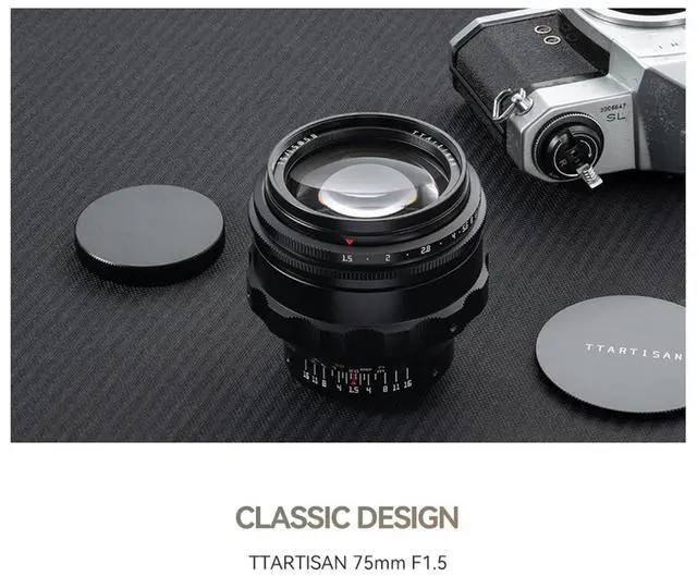 Alt view image 5 of 7 - TTArtisan 75mm f/1.5 Lens for M42 Mount