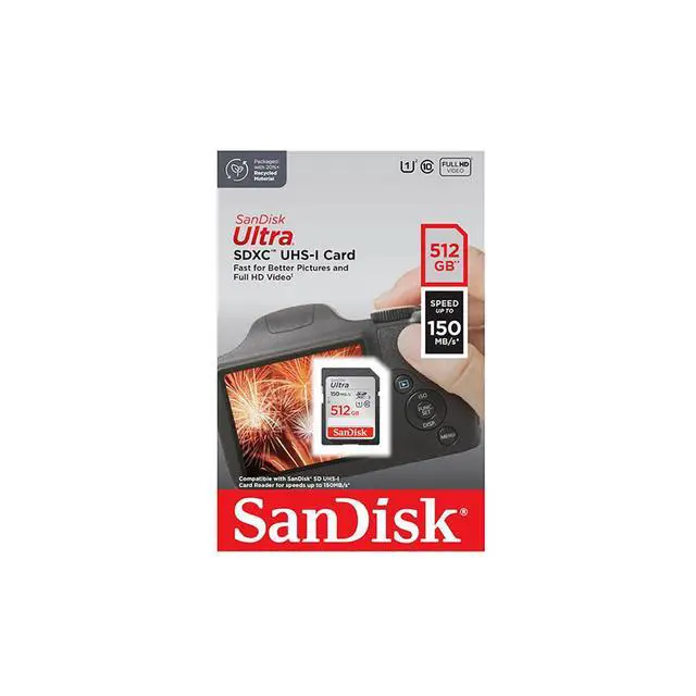 Alt view image 3 of 6 - SanDisk SANDISK Ultra SDHC UHS-I Card and SDXC UHS-I Card 512GB Bundle