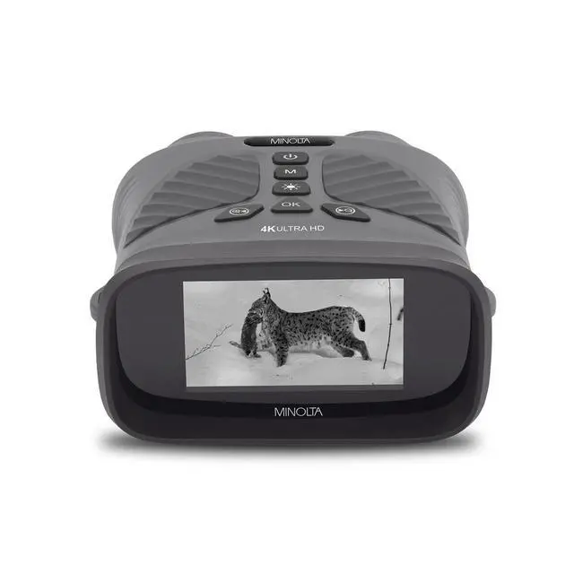 Alt view image 5 of 6 - Minolta MINOLTA MNDM10B 10x25 Digital Night Vision Monocular w/4K UHD Camera (Green)