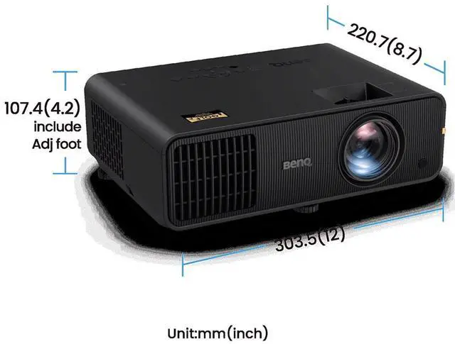 Alt view image 10 of 13 - BenQ - AH30ST - Golf Simulator Projector - 3000 Lumens - 1080p - 20,000:1 Contrast - LED - Short Throw