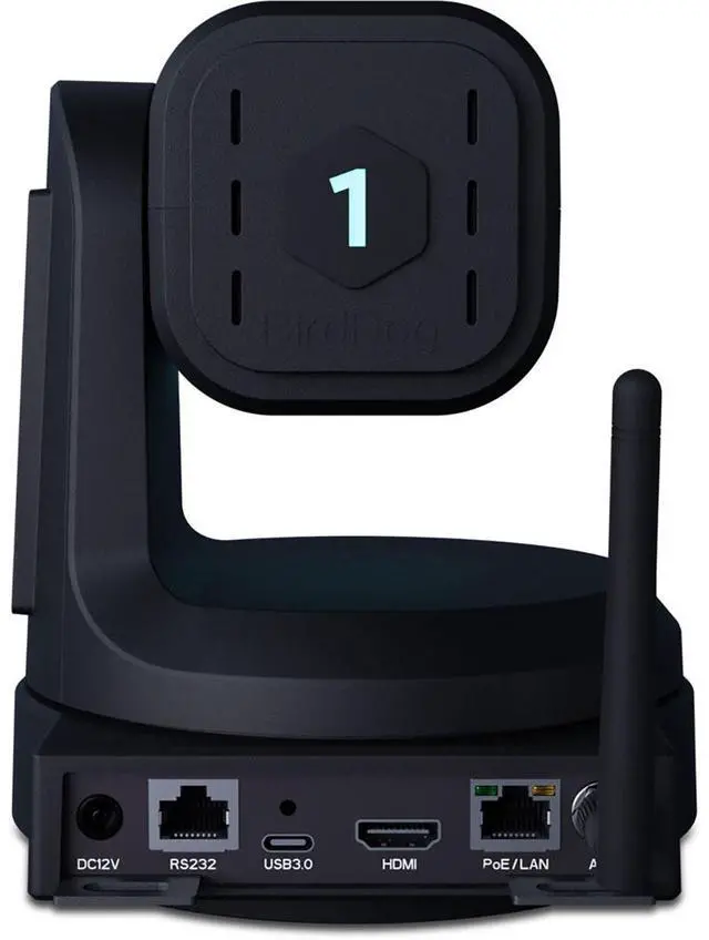 Alt view image 8 of 10 - BirdDog X1 PTZ Camera with 30x Optical Zoom (Black)