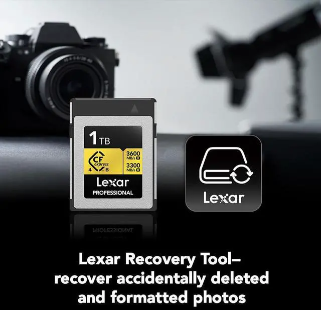Alt view image 7 of 7 - Lexar Professional GOLD CFexpress 4.0 Type B card 1 TB, (2 Pack)