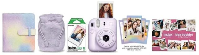 Alt view image 5 of 11 - Fujifilm INSTAX Mini 12 Holiday Bundle 2024 - Purple