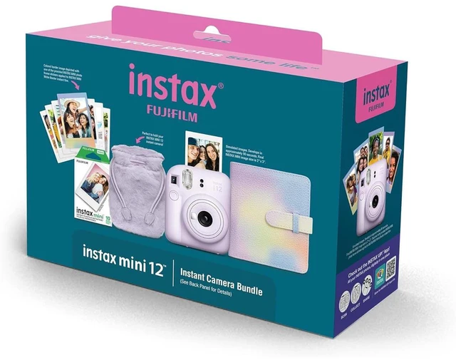 Alt view image 9 of 11 - Fujifilm INSTAX Mini 12 Holiday Bundle 2024 - Purple