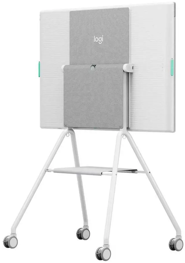 Alt view image 3 of 4 - Logitech Mobile Cart for Rally Board 65, Off-White