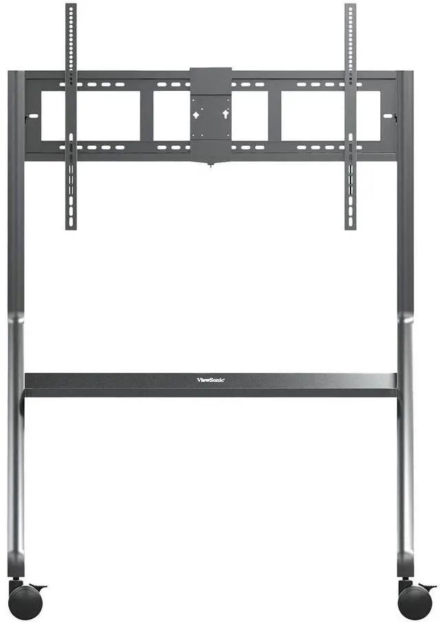 Alt view image 13 of 18 - ViewSonic VB-STND-009 IFP, CDE Slim Mobile Cart for 55" to 86" - Supports 400x400mm to 1000x600mm VESA patterns - Lockable 4" 360o Caster Wheels - Compatible With Displays up to 105" and 265 lbs. max