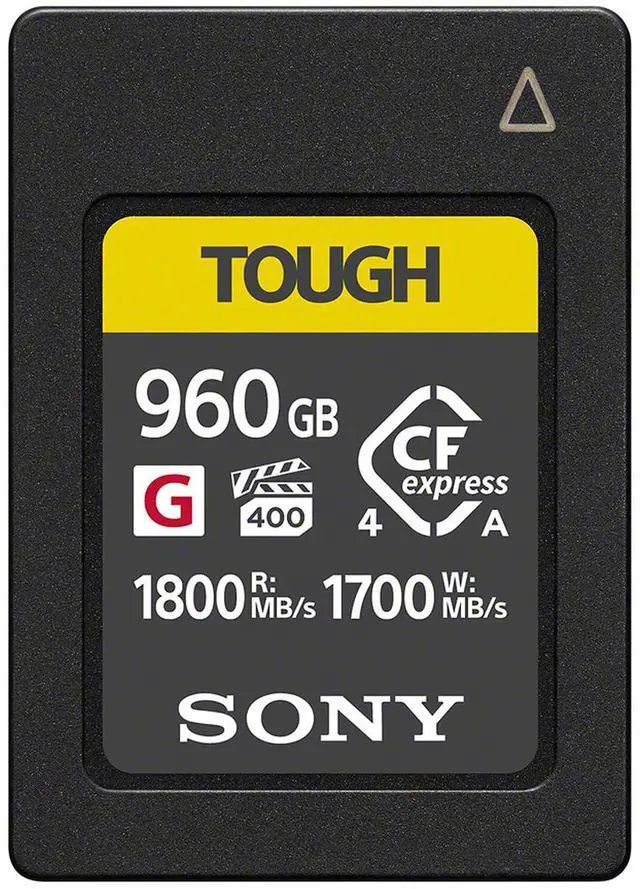 Alt view image 5 of 7 - Sony CEA-G Series CFexpress 960GB Type A Memory Card - IP57-Rated, VPG400 Certified Up to 1800MB/s Read, 1700MB/s Write