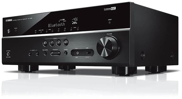 Alt view image 7 of 7 - Yamaha RX-V385 Black 5.1-Channel 4K Ultra HD AV Receiver with Bluetooth