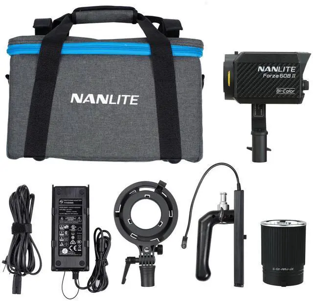 Alt view image 8 of 14 - Nanlite Forza 60B II Bi-Color LED Monolight