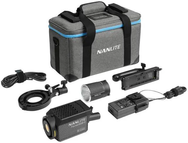 Alt view image 13 of 14 - Nanlite Forza 60B II Bi-Color LED Monolight