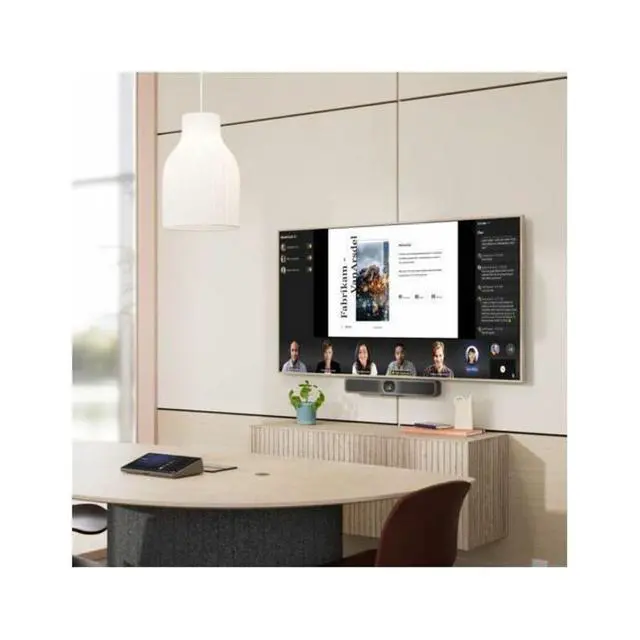 Alt view image 3 of 7 - Logitech MeetUp 2 4K All-in-One Conferencing Camera with Lenovo ThinkSmart Tiny Mini PC and 10.1" TAP Touch Controller with USB Kit for Small Microsoft Teams Meeting Room