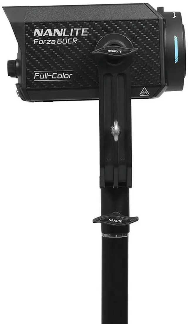 Alt view image 13 of 14 - Nanlite Forza 60CR RGBLAC LED Spotlight with CRMX Kit