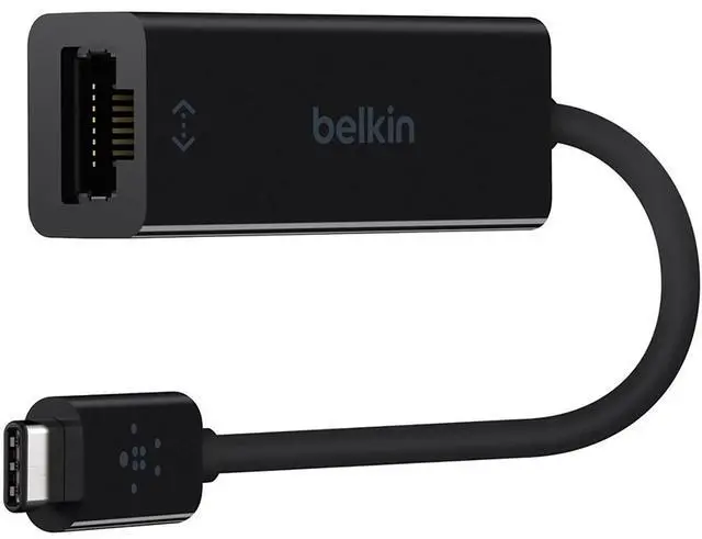 Alt view image 9 of 9 - Belkin USB-C to Gigabit Ethernet Adapter (USB Type-C)