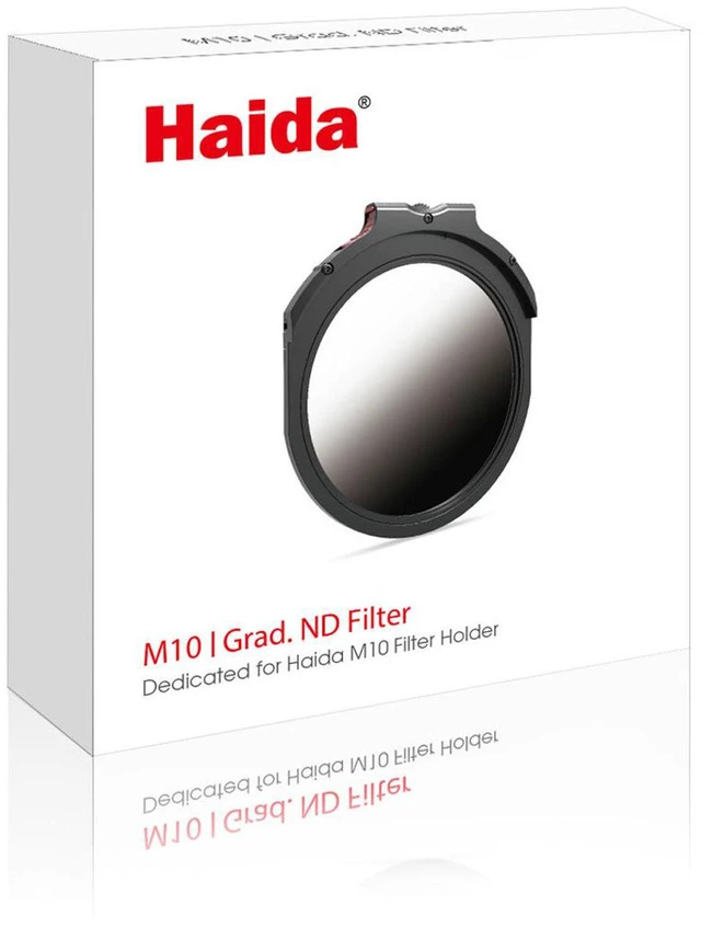 Alt view image 3 of 3 - Haida M10 Graduated ND Drop-In Round Nano-Coating Filter, 0.9/8x Density #HD4477