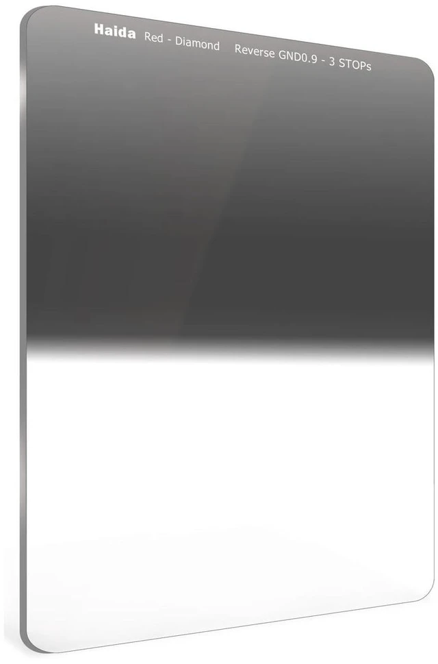 Main image of Haida Red Diamond 75x100mm 1.2 4-Stop Reverse Graduated Neutral Density Filter