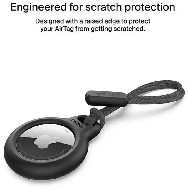Alt view image 14 of 14 - Belkin Secure Holder with Strap for AirTag F8W974BTBLK