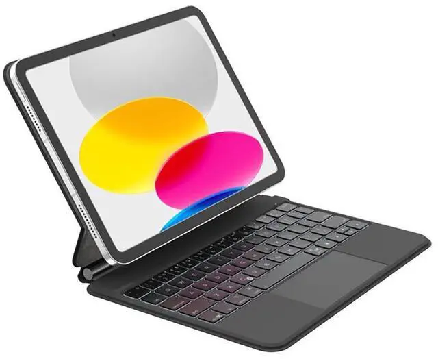 Alt view image 9 of 15 - Belkin Pro Keyboard Case with Magnetic Stand for iPad 10.9" (10th Gen) Model BBZ002TT-V3