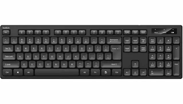 Alt view image 19 of 20 - Belkin Keyboard & Mouse - Wireless Keyboard - Wireless Mouse - Optical