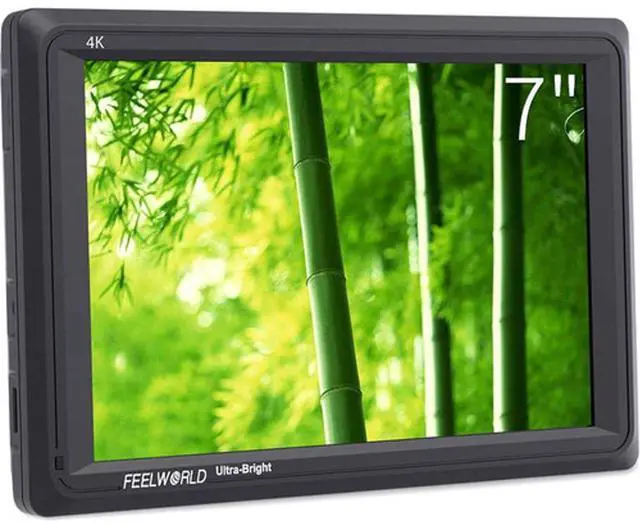 Alt view image 8 of 14 - FEELWORLD FW279 7 Inch 2200nit Ultra Bright DSLR Camera Field Monitor High Brightness Sunlight Viewable Full HD 1920x1200 4K HDMI Input Output