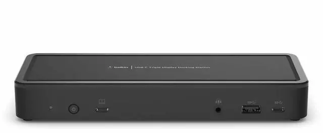 Alt view image 6 of 11 - Belkin Universal USB-C Triple Display Laptop Docking Station 85W INC003TTBK