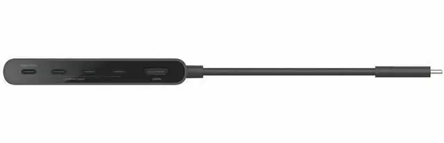 Alt view image 5 of 7 - Belkin 5-Port USB-C Hub - USB-C to 4x USB-C, 1x4K HDMI - 10 Gbps - 100W - Docking Station - Black - AVC021fqBK