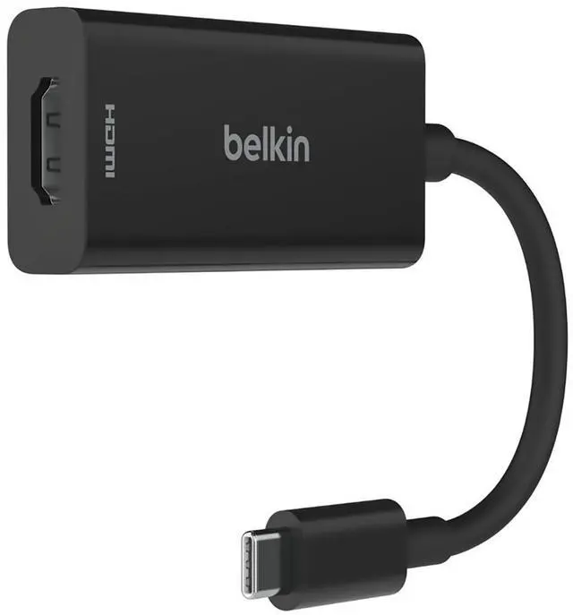 Alt view image 10 of 12 - Belkin AVC013btBK 7.5" Black Connect USB-C to HDMI 2.1 Adapter (8K, 4K, HDR compatible) Male to Female