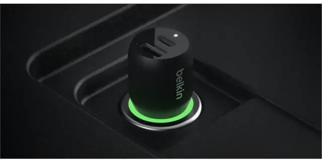 Alt view image 8 of 8 - Belkin Dual Car Charger with PPS 37W CCB004BTBK