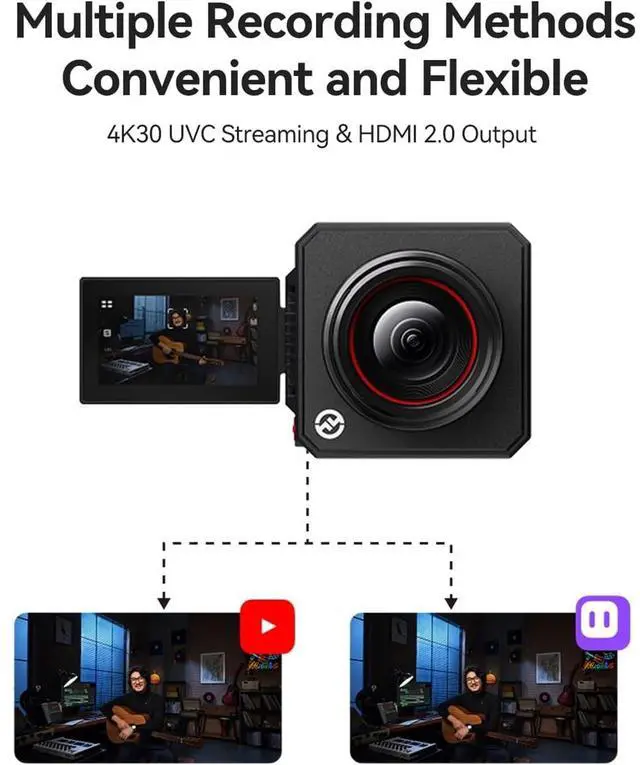 Alt view image 7 of 8 - Hollyland VenusLiv Air All-in-One Live Streaming Camera