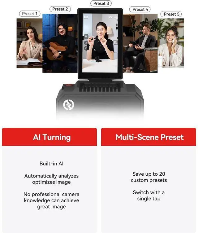 Alt view image 8 of 8 - Hollyland VenusLiv Air All-in-One Live Streaming Camera