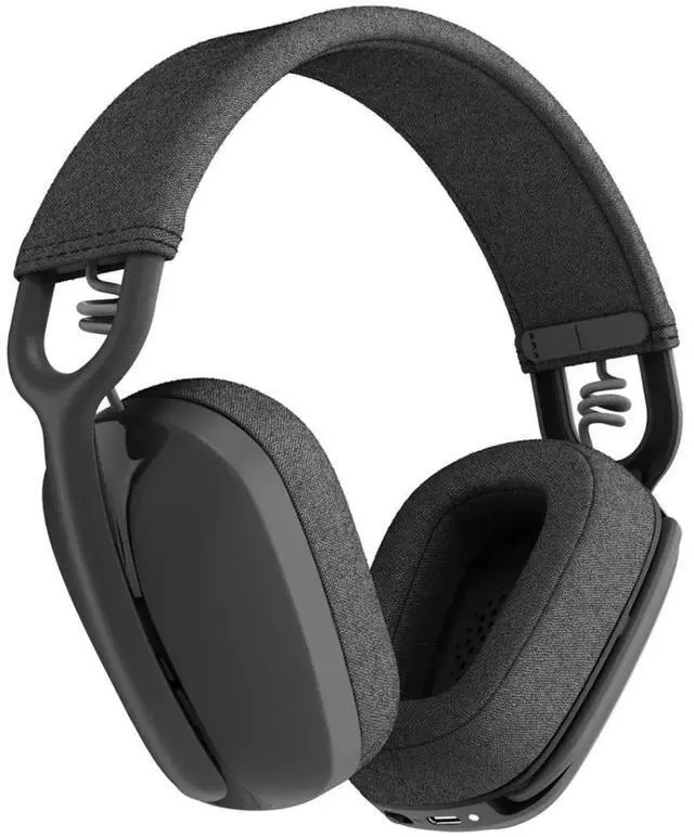 Alt view image 4 of 9 - Logitech Zone Vibe Wireless Headset - Microsoft Teams Certification Native Bluetooth headphones - Graphite