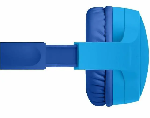 Alt view image 18 of 20 - Belkin Wireless Bluetooth On-Ear Headphones for Kids w/ Mic - 85dB Limit - w/ USB-C Cable - Headset - Blue - Stereo - Mini-phone (3.5mm) - Wired/Wireless - Bluetooth - On-ear, Over-the-head - Binaural