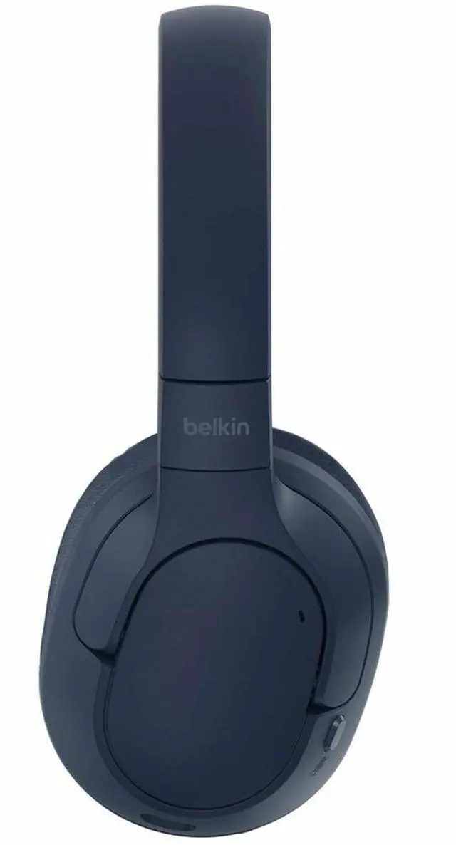Alt view image 19 of 20 - Belkin SoundForm Surround Wireless Over-Ear Headphones AUD009fqBL - Blue